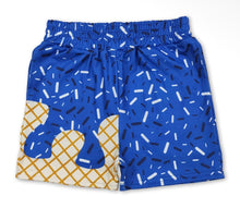 Load image into Gallery viewer, Royal Blue Ice Cream Drip Game Day Shorts