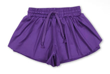 Load image into Gallery viewer, Purple solid kids game day shorts