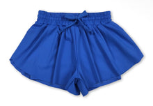 Load image into Gallery viewer, Royal blue solid kids game day shorts