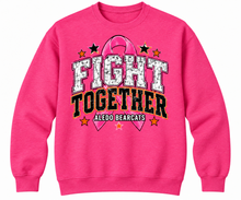 Load image into Gallery viewer, Aledo Pink Out Fight Together crewneck
