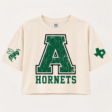 Load image into Gallery viewer, Azle Hornets vintage crop Design 1 in Ivory
