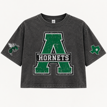 Load image into Gallery viewer, Azle Hornets vintage crop Design 1 in Pepper
