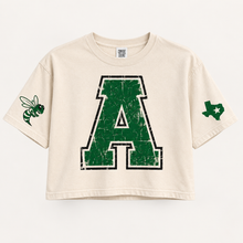Load image into Gallery viewer, Azle Hornets vintage crop Design 2 in Ivory

