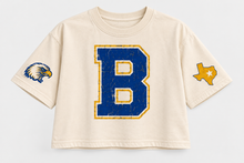 Load image into Gallery viewer, Brock Eagles crop Design 2 in Ivory
