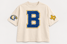 Load image into Gallery viewer, Brock Eagles oversized Design 2 in Ivory
