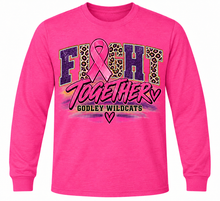Load image into Gallery viewer, Godley Pink Out Fight Together long sleeve shirt
