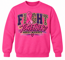 Load image into Gallery viewer, Godley Pink Out Fight Together crewneck shirt
