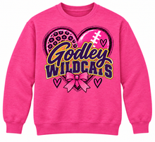 Load image into Gallery viewer, Godley Pink Out Hearts &amp; Bow crewneck shirt
