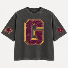 Load image into Gallery viewer, Godley Wildcats vintage oversized Design 2 in Pepper
