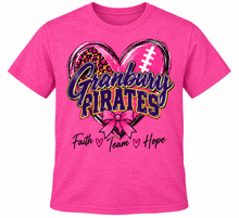 Load image into Gallery viewer, Granbury Pink Out Hearts &amp; Bow short sleeve
