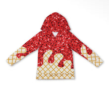 Load image into Gallery viewer, Red Ice Cream Drip Game Day Hoodie
