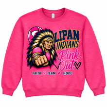Load image into Gallery viewer, Lipan Pink Out Indians crewneck
