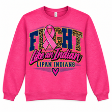 Load image into Gallery viewer, Lipan Pink Out Fight Like an Indian long sleeve

