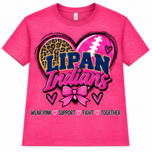 Load image into Gallery viewer, Lipan Pink Out Hearts and Bow short sleeve
