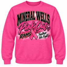 Load image into Gallery viewer, Mineral Wells Pink Out Together We Fight crewneck

