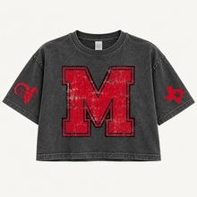 Load image into Gallery viewer, Mineral Wells Rams vintage crop Design 2 in Pepper

