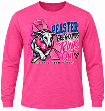 Load image into Gallery viewer, Peaster Pink Out Greyhound Mascot long sleeve
