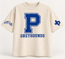Load image into Gallery viewer, Peaster Greyhounds vintage oversized Design 1 in Ivory

