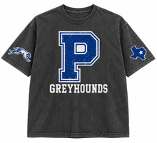Load image into Gallery viewer, Peaster Greyhounds vintage oversized Design 1 in Pepper
