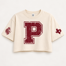 Load image into Gallery viewer, Poolville Monarchs vintage crop Design 2 in Ivory
