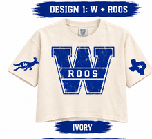 Load image into Gallery viewer, Weatherford Roos Vintage T-Shirt Design 1 Ivory
