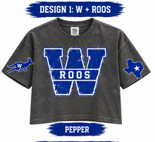 Load image into Gallery viewer, Weatherford Roos Vintage T-Shirt Design 1 Pepper
