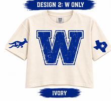 Load image into Gallery viewer, Weatherford Roos Vintage T-Shirt Design 2 Ivory
